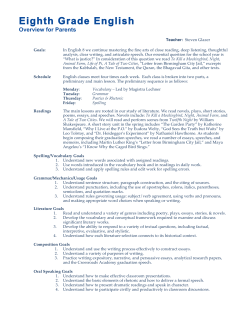 8th Grade - Crossroads Academy