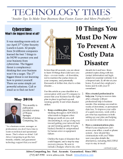 10 Things You Must Do Now To Prevent A Costly