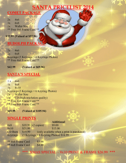 prices for santa 2009 - Market Square Geelong