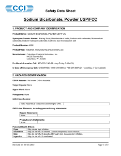 Sodium Bicarbonate, Powder USP/FCC