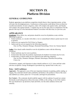 SECTION IX Platform Division