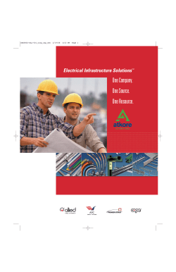 One Company. One Source. One Resource. - Power