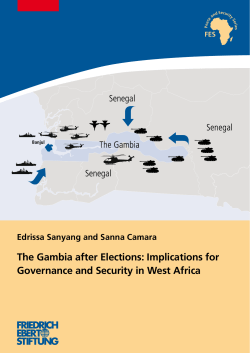 The Gambia after Elections: Implications for Governance and