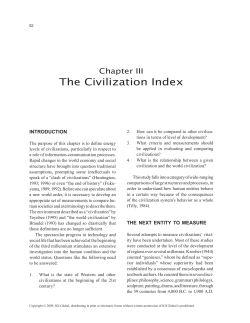 The Civilization Index