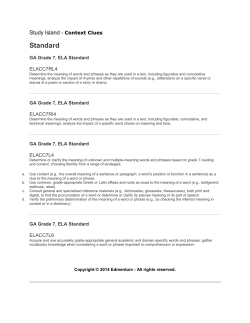 Study_Island (24) - Context Clues Activities with Answer Key