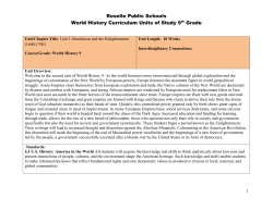 Unit Plan Template - Roselle Public Schools