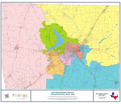 MCC Single Member Districts McLennan County, Texas