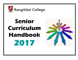 Rangitikei College Year 11