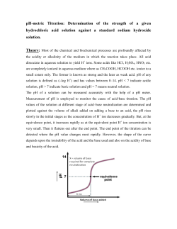 Expt 5-pHmetric Titration