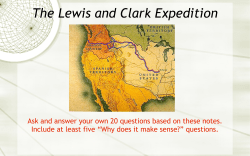 The Lewis and Clark Expedition