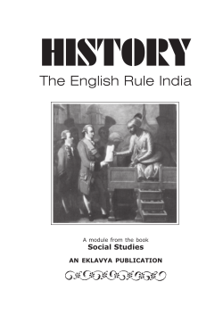 The English Establish their Rule over India
