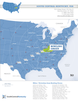 National Drive-Time Map - South Central Kentucky