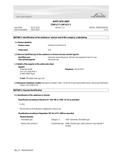 SAFETY DATA SHEET C2H6 6,5
