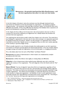 Bureaucracy