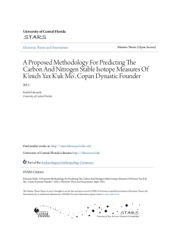 A Proposed Methodology For Predicting The Carbon And