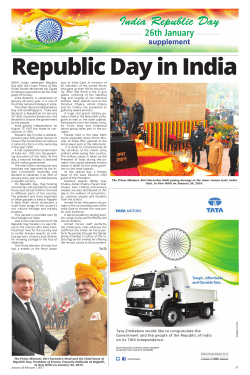 India Republic Day: January 26