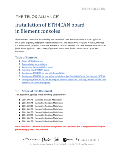 Element ETH4CAN Installation Guide