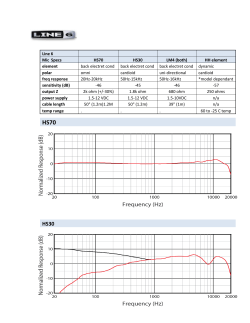 HH element element back electret cond back electret cond