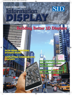 Head-mounted-display tracking for augmented and virtual reality