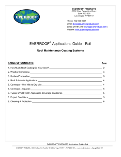 EVERROOF Applications Guide