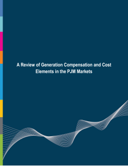A Review of Generation Compensation and Cost