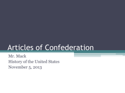 Articles of Confederation