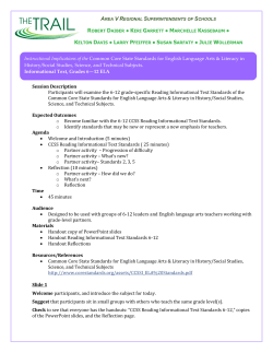 6-12 Facilitator Guide ELA Teachers