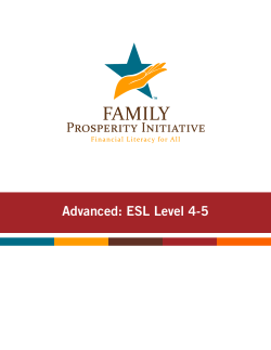 Advanced: ESL Level 4-5 - Salt Lake County Library Services