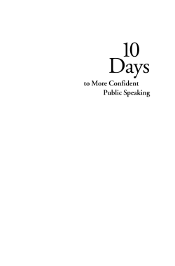 10 Days - LJL Seminars