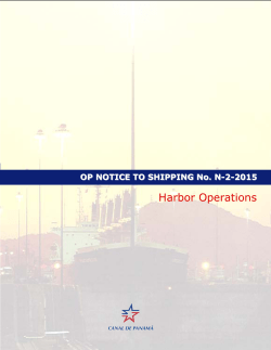 OP NOTICE TO SHIPPING No. N-2-2015
