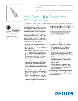 eW Graze QLX Powercore - Philips Color Kinetics
