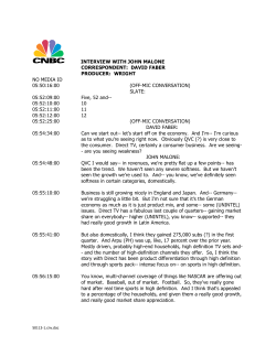 interview with john malone correspondent: david faber