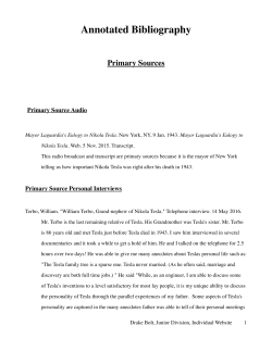 Annotated Bibliography