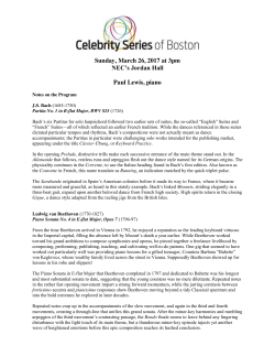 Sunday, March 26, 2017 at 3pm NEC`s Jordan Hall Paul Lewis, piano