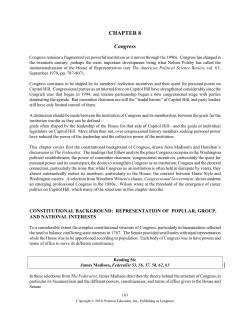 CHAPTER 8 Congress