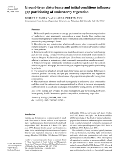 Ground-layer disturbance and initial conditions influence gap