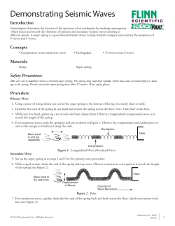 Demonstrating Seismic Waves