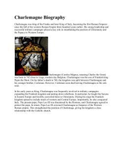 Charlemagne Biography