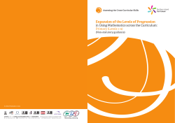 Expansion of the Levels of Progression in Using Mathematics