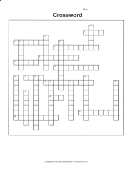 Crossword