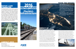 Florida`s Infrastructure - Infrastructure Report Card