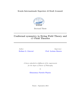 Conformal symmetry in String Field Theory and 4D Field Theories