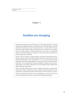 Families are changing