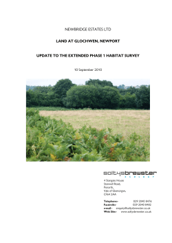 LDP Examination Newbridge Estates Ltd Appendix 5 Ecological