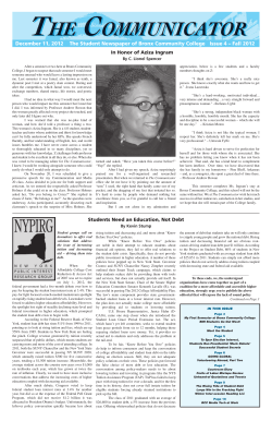 December 2012 - Bronx Community College