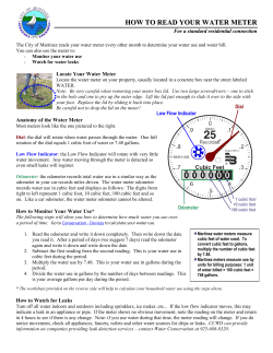 how to read your water meter