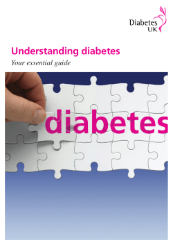 Understanding diabetes - your essential guide