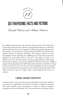 SEX TRAFFICKING: FACTS AND FICTIONS