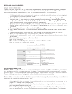 dress and grooming codes