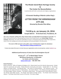 LETTER FROM THE BIRMINGHAM CITY JAIL 7